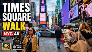 NYC Walking Tour 4K | 7th Avenue to Times Square & Radio City Music Hall