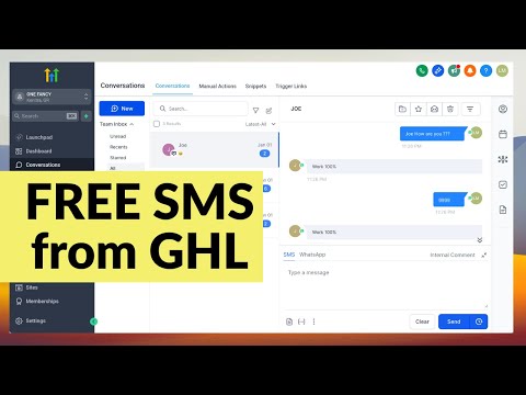 How To Send FREE SMS  in GoHighLevel -  Skip A2P