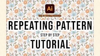Textile Print Design in Illustrator: Seamless Repeating Pattern Texture  Illustrator Tutorial 2025