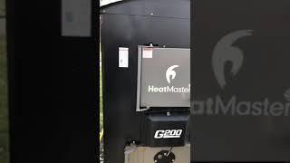 Coal depth in a gasifying wood boiler