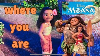 Where you are from Moana song & lyrics.