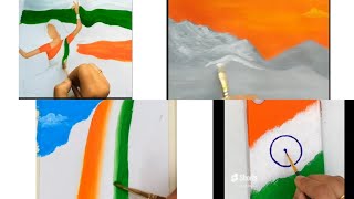 5 easy Republic Day Painting with Poster colors, Acrylic Colors & Watercolor/ How to draw Republic