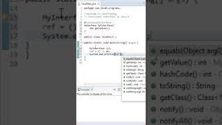 Functional Interface in java 8 | SAM Interfaces in Java #shorts