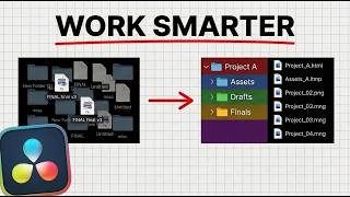 The DaVinci Resolve File Organisation Trick That Saves HOURS (Without complicated structures)