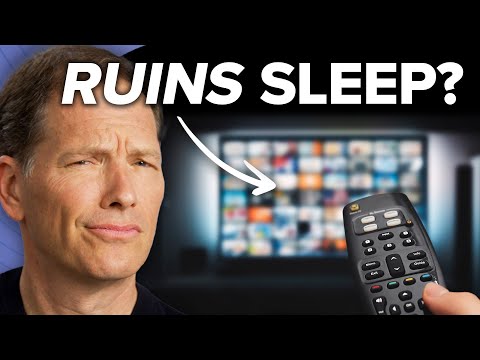 TV Does THIS To Your Sleep (Why I Disagree With Experts)