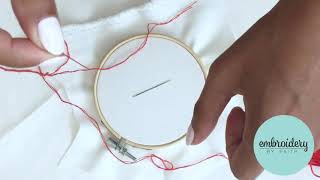 How to thread a needle Beginner Hand Embroidery Tutorial
