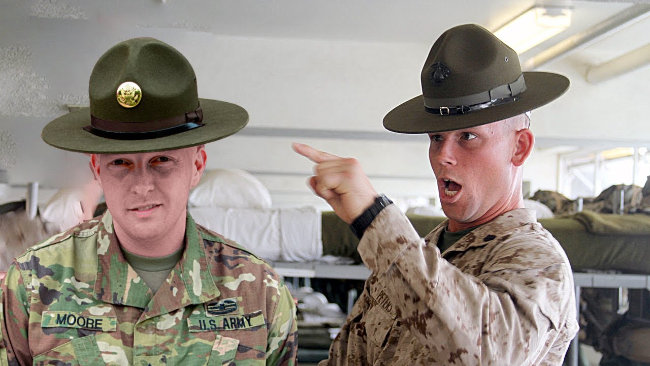 Marine Corps Drill Instructors Vs Army 