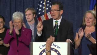 Malloy and Wyman election night speeches - Hartford Connecticut, 2014