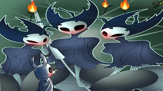 EL CABALLERO CONTRA TRES HERMANAS. Hollow knight silksong ( c&oacute;mic fandub )