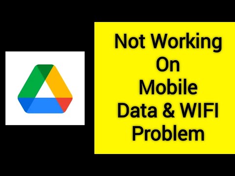 How To Fix Google Drive Not Working On Mobile Data & WIFI Problem | Google Drive Not Working Problem