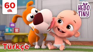 📖 1 saat - Hello Tiny ile &ouml;ğrenin! 🥁 En iyi &ccedil;ocuk şarkıları 👶 Hello Tiny T&uuml;rk&ccedil;e