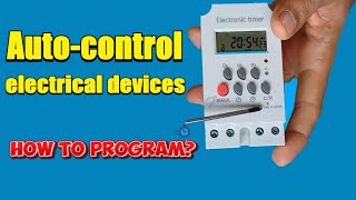 how to set Digital Timer Switch Programmable 30A