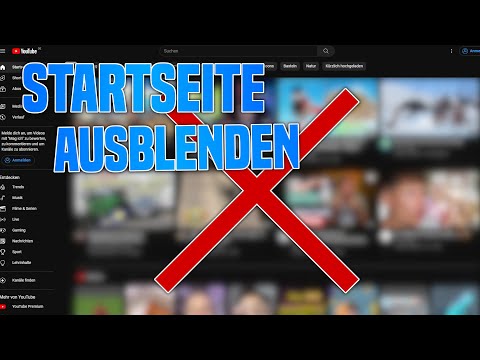 YouTube: Startseite und Empfehlungen deaktivieren | YouTube Homepage Blocker Deutsch