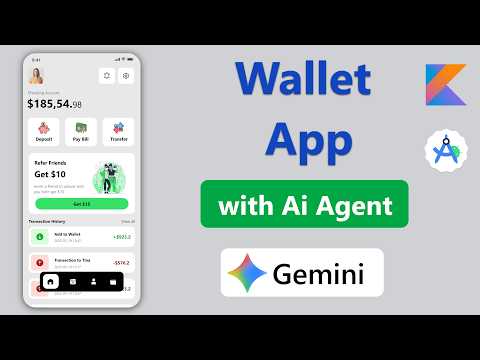 Android Studio AI Tutorial: Generating a Wallet App UI with Gemini