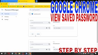 ✅  How To View Saved Passwords In Google Chrome 🔴