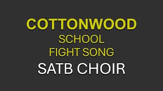 School Fight Song Combined Choirs SATB Harmony Version with Lyrics