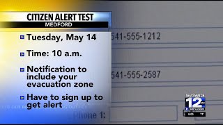 Medford to conduct citizen alert test