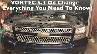 Proper Oil Change - Vortec 5.3 V8 - Avalanche - Silverado - Sierra - Suburban - Tahoe - Yukon