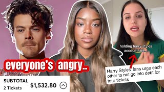 HARRY STYLES and these damn EXPENSIVE tour TICKETS..