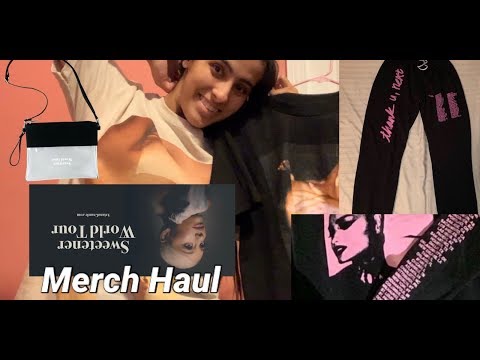 Ariana Grande: Sweetener Tour MERCH HAUL 2019🎼