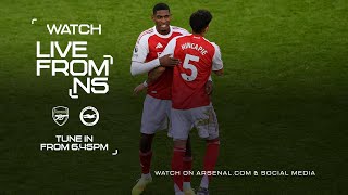UP FOR THE CUP 👊  | Arsenal v Brighton & Hove Albion | LIVE FROM N5 PRE-MATCH SHOW | Carabao Cup
