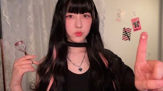 ASMR Put contact lenses realistically on ur eyeballs🫵🏻 *find u a contacts that suits you!*
