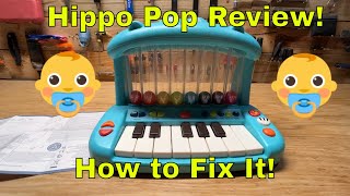 How to Fix B Toys  Hippo Pop  Musical Toy Keyboard! Hippo Pop Keyboard Review! Best Baby Toddler Toy