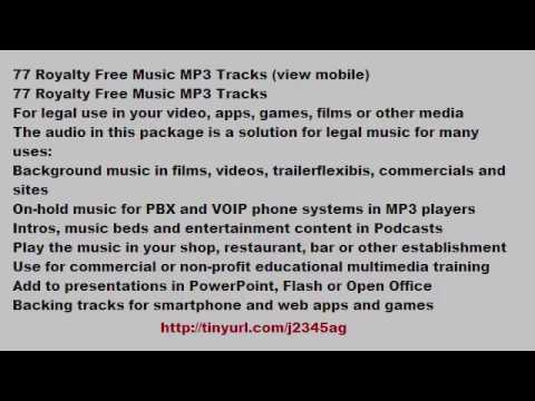 77 Royalty Free Music MP3 Tracks