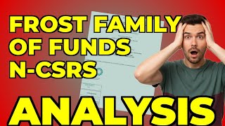 Frost Family of Funds: My Take on Their Latest SEC Filing