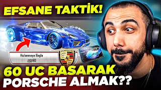 60 UC HARCAYARAK PORSCHE &Ccedil;IKARMA TAKTİĞİ!! 😱 (MUTLAKA DENEYİN!) | PUBG MOBILE