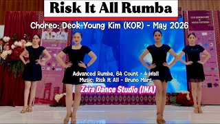 Risk It All Rumba - Linedance | Choreo:Deok Young Kim (KOR) - Advanced Rumba - May 2026