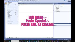 Convert XML string to C# Classes #visualstudio #shortcutkeys