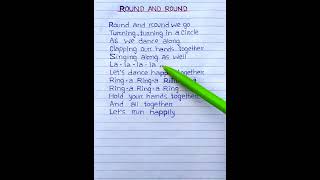 Mingle Game Song "Round and Round" English Lyrics |Squid Game: Season 2 #shortsfeed #shorts