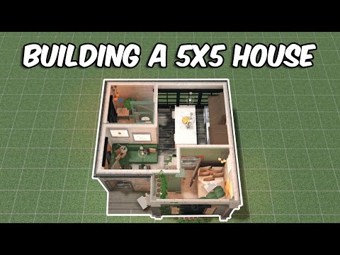 BUILDING A 5X5 HOME HOME IN BLOXBURG