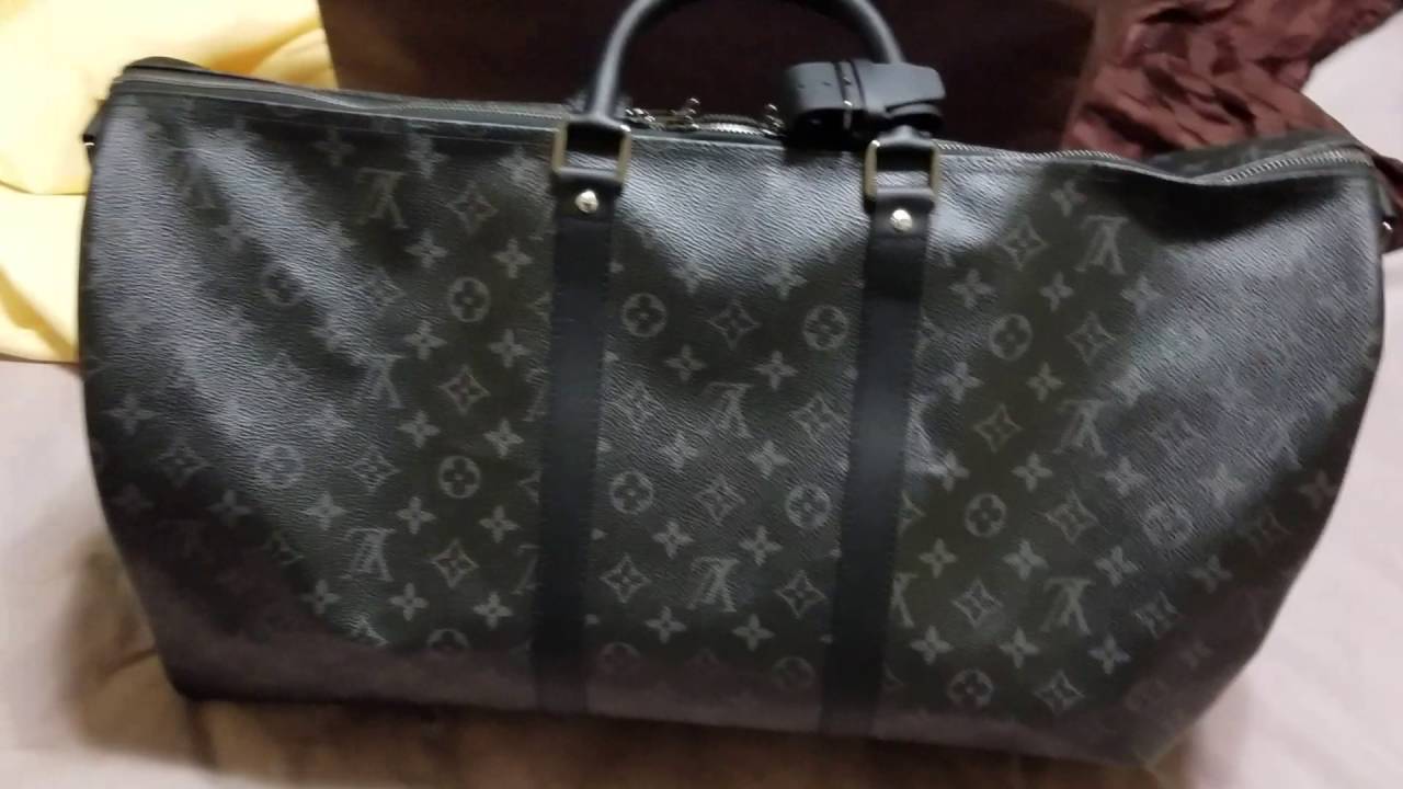Louis Vuitton Monogram Eclipse Keepall 