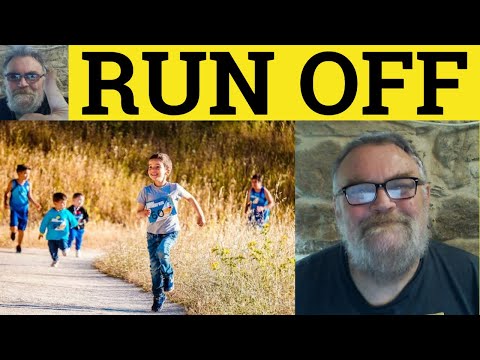 🔵 Run Off Meaning - Ran Off Defined - Run Off Examples - Phrasal Verbs - Run Off Ran Off
