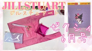 【雑誌付録】ゼクシィ6月号JILLSTUARTジルスチュアート、エコバッグ&ポーチセット、キーリング付き