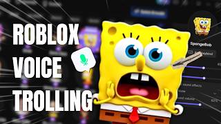 SpongeBob Voice Changer Pranks in Roblox | Real-Time AI Voice Trolling!