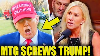 Marjorie SCREWS Trump With THIS SHOCKING Announcement!