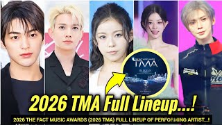 2026 The Fact Music Award Has Announced Final Lineup of Perfomers
