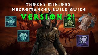 Thorns Minions VERSION 2 with Razorplate Endgame Necromancer Build - Diablo IV