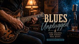 👋 Deeply Emotional Blues Guitar | A Night Where Goodbye Still Lingers