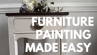 Simple Furniture Painting Tutorial With Silk All In One Paint