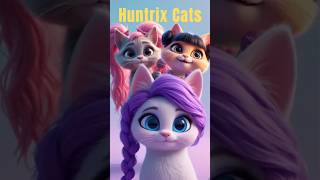Huntrix Cats Dances Golden Song, KPop Demon Hunters #kpopdemonhunters #netflix #huntrix #kpop #cat