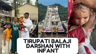 Tirupati Balaji Darshan with Infant | Mundan Ceremony Vlog | Divine Trip to Tirumala  #BalajiDarshan