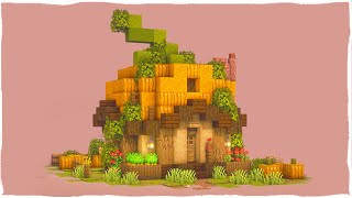 Minecraft Halloween: Cozy Pumpkin House | Tutorial