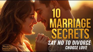 10 Marriage Secrets That Will Make Your Relationship Stronger | Emotional Psychology Fatcs
