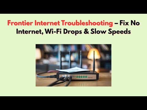 Frontier Internet Troubleshooting Fix No Internet Wi Fi Drops Slow Speeds
