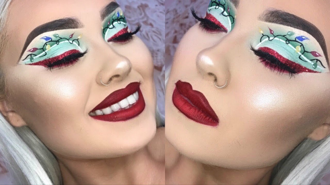 Christmas Eve Festive Af Makeup Tutorial Youtube