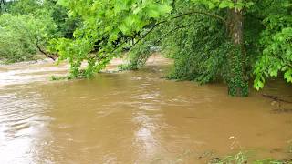 Flooding in Stella, Missouri on May of 2019.